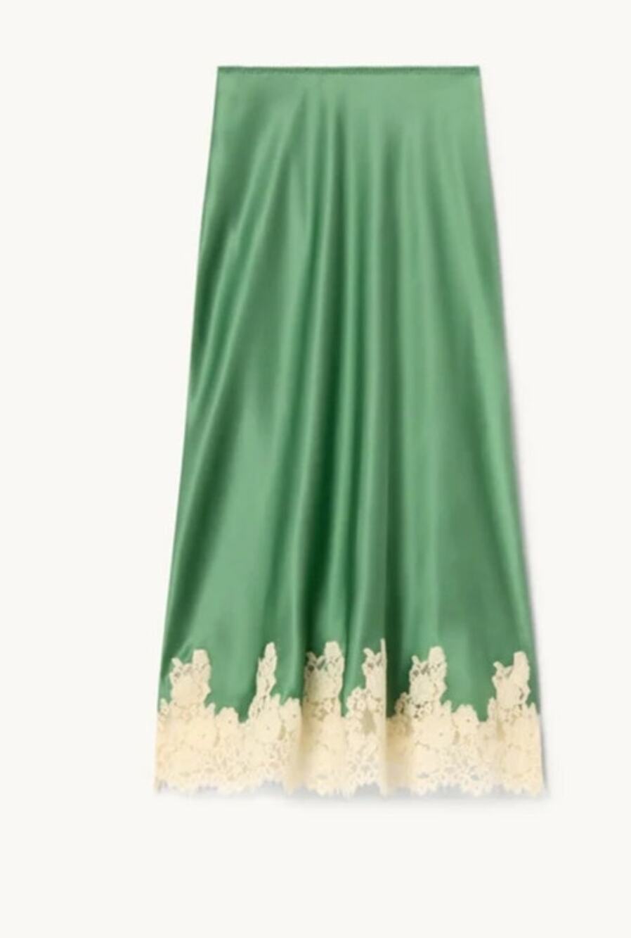 Doen Elowena 100% Silk Skirt in Peridot NWT